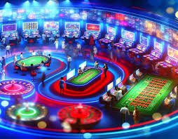 Tampilan game populer di lobby patner138 dengan grafis neon modern